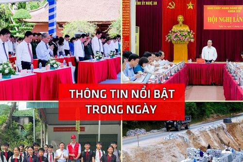 Nghệ An: Thông tin nổi bật ngày 12/9