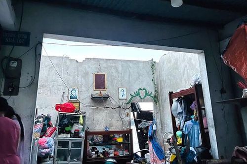 An Giang giông, lốc làm sập, tốc mái 38 căn nhà