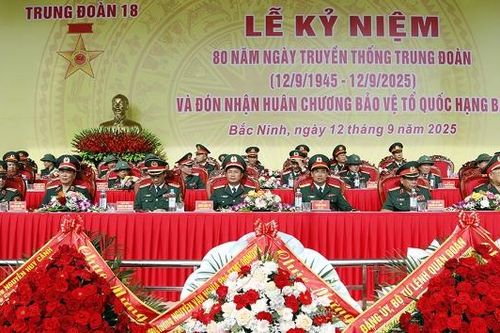 Trung đoàn 18 kỷ niệm 80 năm Ngày truyền thống 12/9 (1945-2025)