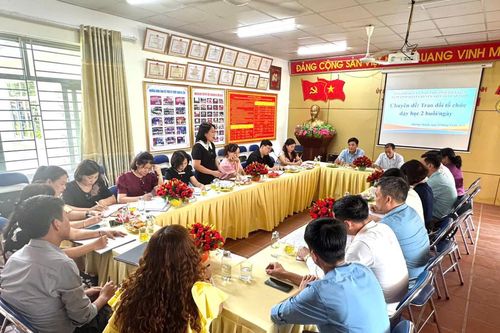 Cụm chuyên môn số 1, khối THCS sinh hoạt chuyên đề
