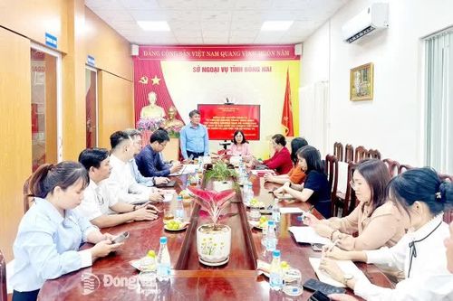 Đoàn công tác Bộ Ngoại giao thăm và làm việc tại Sở Ngoại vụ tỉnh Đồng Nai