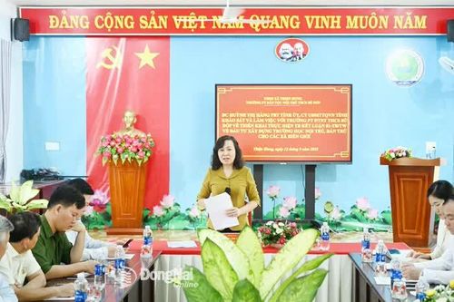 Chuẩn bị điều kiện tốt nhất để triển khai xây dựng trường học cho các xã biên giới