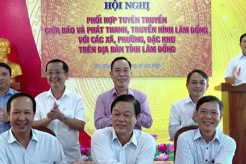 Báo và PTTH Lâm Đồng ký kết chương trình phối hợp tuyên truyền với các địa phương