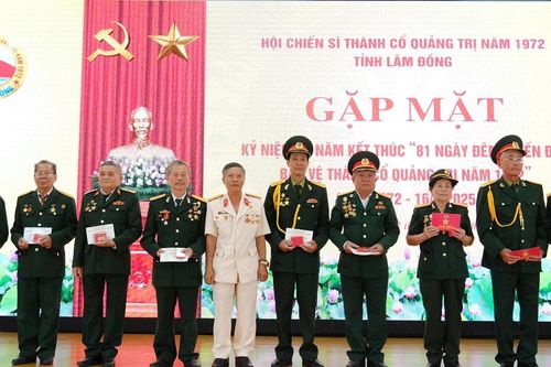 Gặp mặt kỷ niệm 53 năm kết thúc 81 ngày đêm bảo vệ Thành cổ Quảng Trị