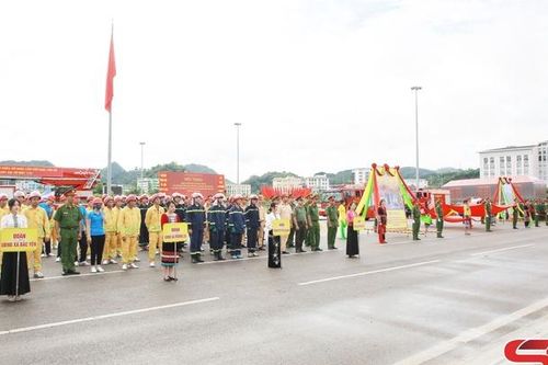 Tổng duyệt Hội thao nghiệp vụ chữa cháy và cứu nạn, cứu hộ