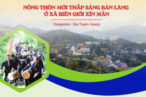 Nông thôn mới thắp sáng bản làng ở xã biên giới Xín Mần
