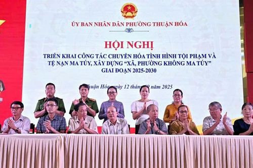Thuận Hóa xây dựng 'xã, phường không ma túy' giai đoạn 2025 - 2030