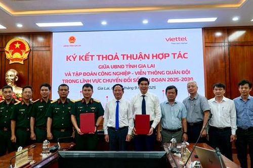 Gia Lai - Viettel ký kết hợp tác chuyển đổi số giai đoạn 2025-2030