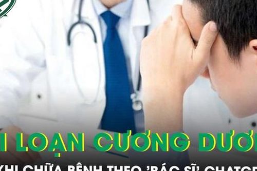 Rối loạn cương dương nghiêm trọng sau khi chữa bệnh theo 'bác sĩ' ChatGPT