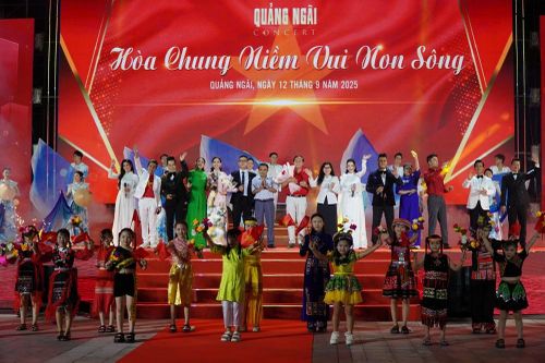 'Quảng Ngãi Concert - 2025: Hòa chung niềm vui non sông'