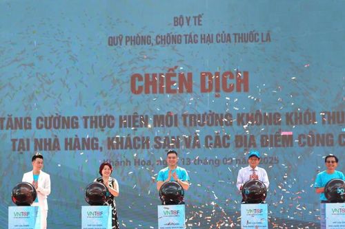 Lan tỏa thông điệp 'môi trường không khói thuốc' từ Nha Trang đến cả nước