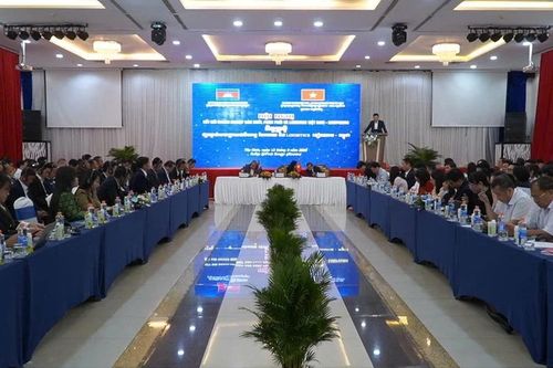 Hội nghị mở lối cho hợp tác sản xuất và logistics Việt Nam-Campuchia bứt phá