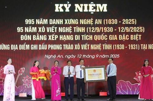 Kỷ niệm 995 năm danh xưng Nghệ An và 95 năm Xô viết Nghệ Tĩnh