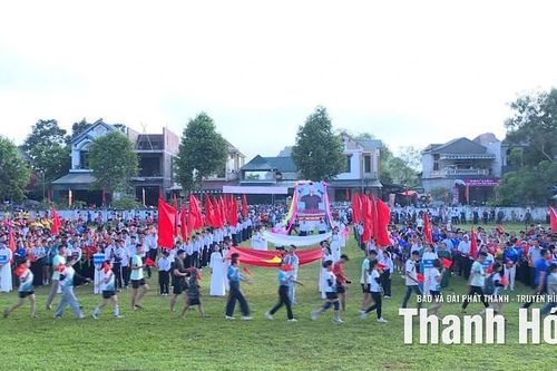 Khai mạc Đại hội thể dục thể thao xã Cẩm Tú năm 2025