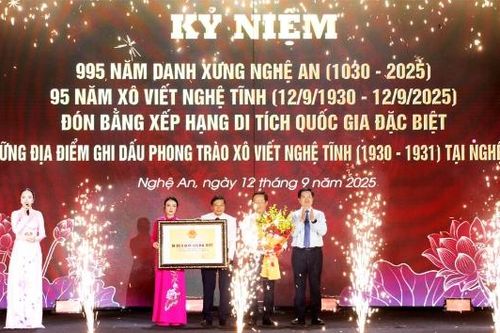 Kỷ niệm 995 năm danh xưng Nghệ An, 95 năm Xô Viết Nghệ Tĩnh