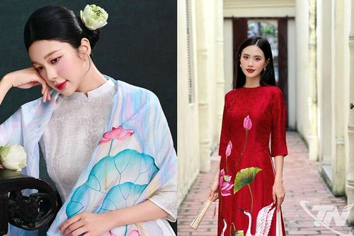 Sắc sen trên lụa
