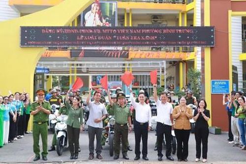 Phường Bình Trưng triển khai mô hình 'Tuần tra xanh' phục vụ bảo đảm an ninh, trật tự
