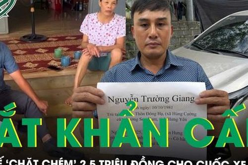 Bắt khẩn cấp tài xế 'chặt chém' 2,5 triệu đồng cho cuốc xe 70km của người phụ nữ rửa bát thuê