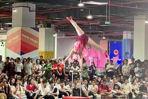 Xiếc Việt khẳng định sức hút tại Triển lãm Thành tựu đất nước