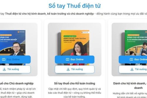 Cục Thuế giới thiệu bộ 3 cuốn sổ tay điện tử hỗ trợ người nộp thuế