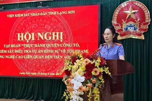 VKSND tỉnh Lạng Sơn chủ động nhận diện và đấu tranh với tội phạm liên quan đến tiền ảo