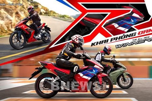 Honda Việt Nam ra mắt xe côn tay thể thao thế hệ mới WINNER R