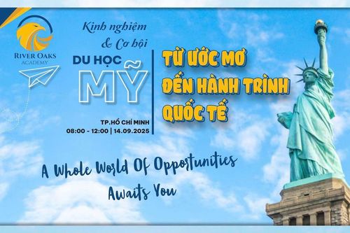 River Oaks Global tổ chức gặp gỡ, chia sẻ chủ đề 'Từ ước mơ đến hành trình quốc tế'