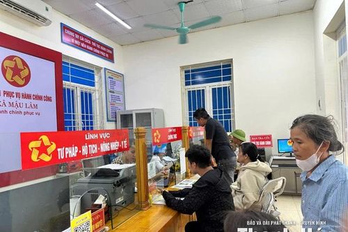 Mậu Lâm tạo thuận lợi giải quyết thủ tục hành chính cho người dân, doanh nghiệp