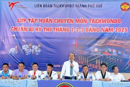 Số lượng võ sinh Taekwondo thi thăng đẳng huyền đai tăng mạnh