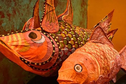 Thưởng lãm đèn Trung thu giấy dó tại Hà Nội
