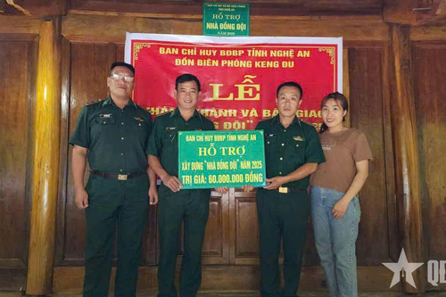 Nghệ An: 'Nhà đồng đội' tiếp thêm niềm tin để quân nhân yên tâm thực hiện nhiệm vụ