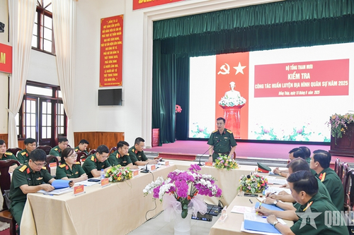 Bộ Tổng Tham mưu: Kiểm tra công tác huấn luyện địa hình quân sự tại Đồng Tháp