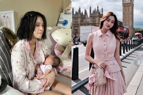 Hot face sao Việt: Quỳnh Lương khoe ảnh 'đầu bù tóc rối' khi ở cữ