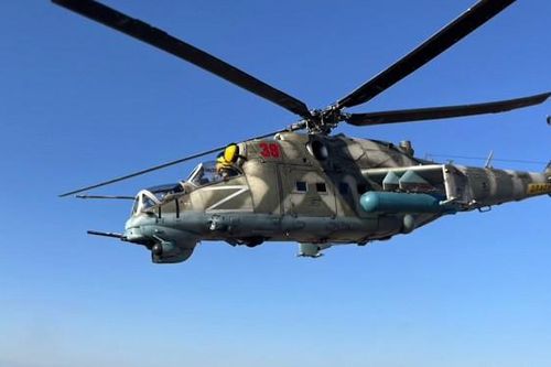 Nga công bố hình ảnh trực thăng Mi-24 gặp nạn bí ẩn ở Biển Đen