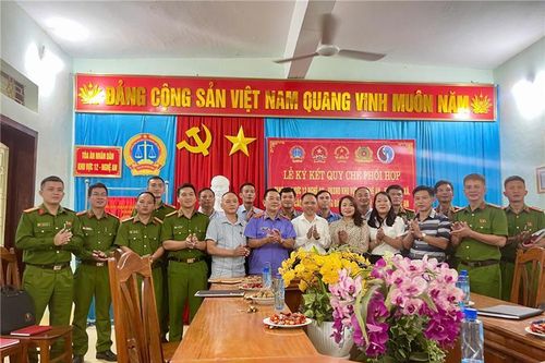 VKSND các khu vực ở Nghệ An ký quy chế phối hợp với chính quyền