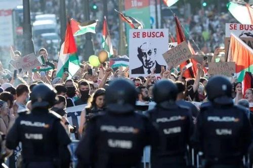 Tây Ban Nha: Người biểu tình ủng hộ Palestine tràn xuống đường phố thủ đô