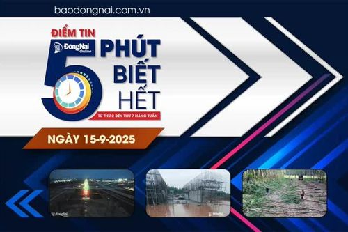 Điểm tin '5 phút biết hết' sáng 15-9: Hoàn thiện đèn tín hiệu đường băng số 1 Sân bay Long Thành phục vụ bay hiệu chuẩn