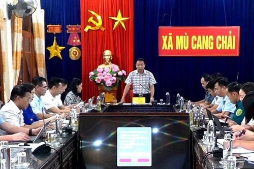 Hội đồng nhân dân tỉnh Lào Cai khảo sát tại xã Mù Cang Chải