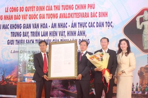 Công bố Bảo vật quốc gia Tượng Avalokitesvara Bắc Bình