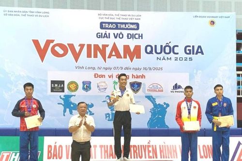 Lâm Đồng giành được 7 huy chương tại Giải vô địch Vovinam quốc gia 2025