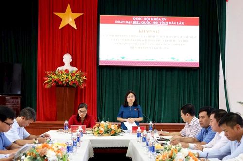 Đoàn ĐBQH tỉnh Đắk Lắk khảo sát hoạt động chính quyền địa phương hai cấp tại xã Krông PắcCần phân cấp rõ ràng đầu tư công, cải cách hành chính
