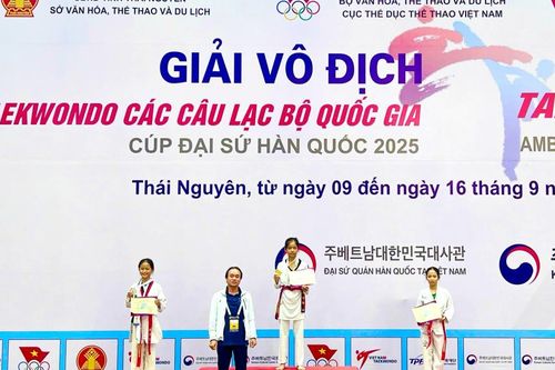 Taekwondo Cao Bằng giành 3 huy chương tại Giải Vô địch các câu lạc bộ quốc gia 2025