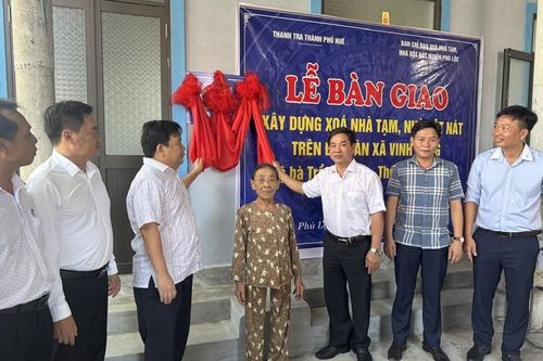 TP. Huế hoàn thành 100% kế hoạch xóa nhà tạm, nhà dột nát