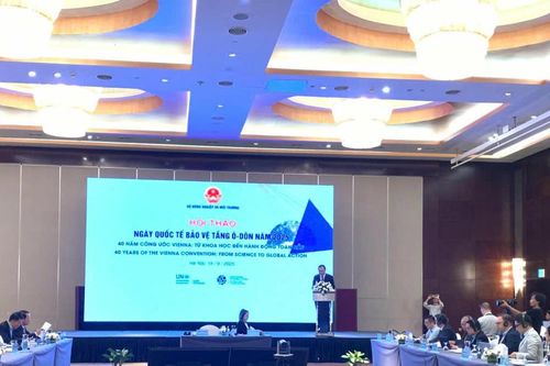 Bảo vệ tầng ozone hướng tới chuyển đổi xanh