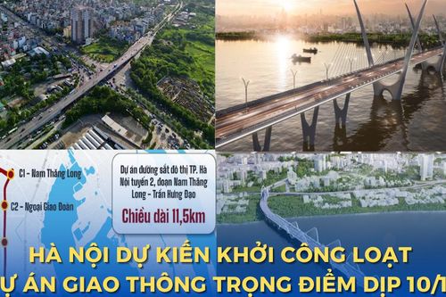 Hà Nội dự kiến khởi công loạt dự án giao thông trọng điểm dịp 10/10