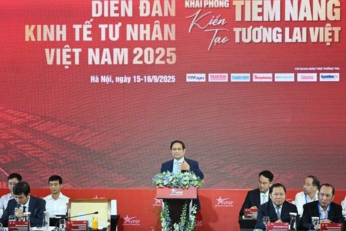 Thủ tướng Phạm Minh Chính dự Phiên đối thoại cấp cao Diễn đàn Kinh tế tư nhân Việt Nam 2025