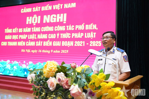 Cảnh sát biển Việt Nam tăng cường phổ biến, giáo dục pháp luật cho thanh niên