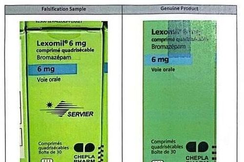 Xác minh, xử lý thông tin thuốc Lexomil  6mg có dấu hiệu giả mạo