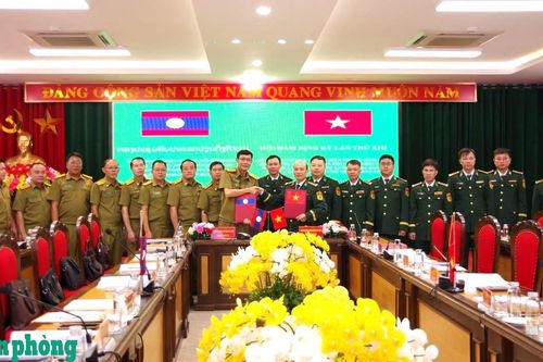 Tăng cường công tác phối hợp giữa Ban Chỉ huy BĐBP tỉnh Điện Biên và Ty An ninh tỉnh Luông Pha Bang