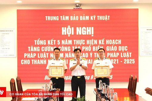Tổng kết công tác phổ biến, giáo dục pháp luật cho thanh niên Hải quân giai đoạn 2021-2025